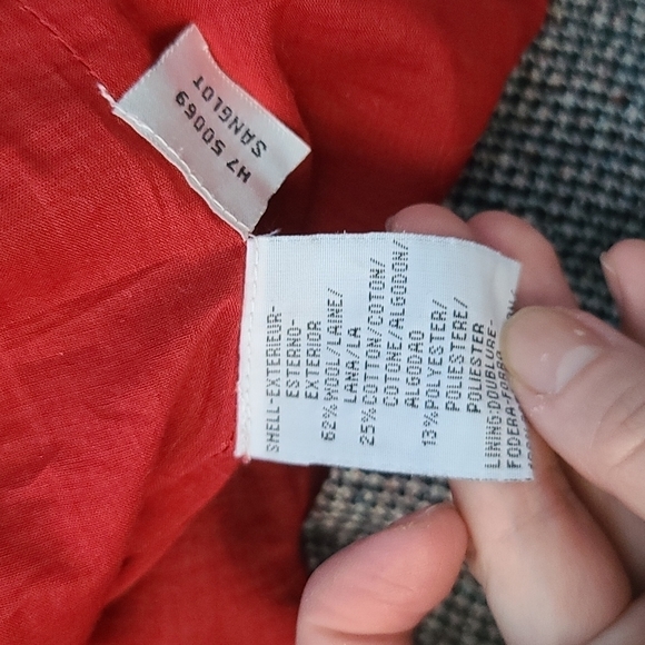 RENE Derhy tweed wool floral embroidery skirt , S - Picture 12 of 13